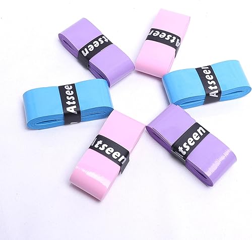 Miniatura 2 de Atseen Cinta de agarre para raquetas de tenis, paquete de 6, 12 o 30 unidades, cinta de agarre para raqueta que se mantiene seca y absorbe el sudor