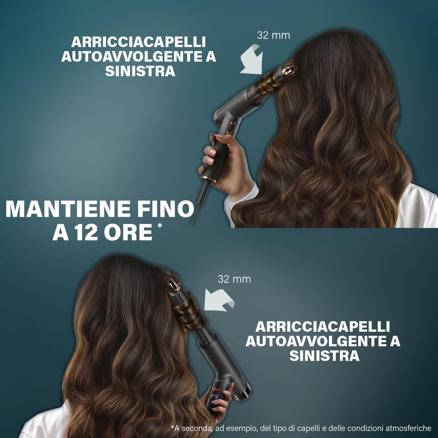 Princess Airstyler Pro, 7-in-1, 3 Livelli di Calore e Velocità, Funzione Ionica, Cool Shot, Cavo 1,8m, Custodia da Viaggio, 7 Accessori, Guanto Termico, Motore BLDC, 2000 W, 01.529205.01.001