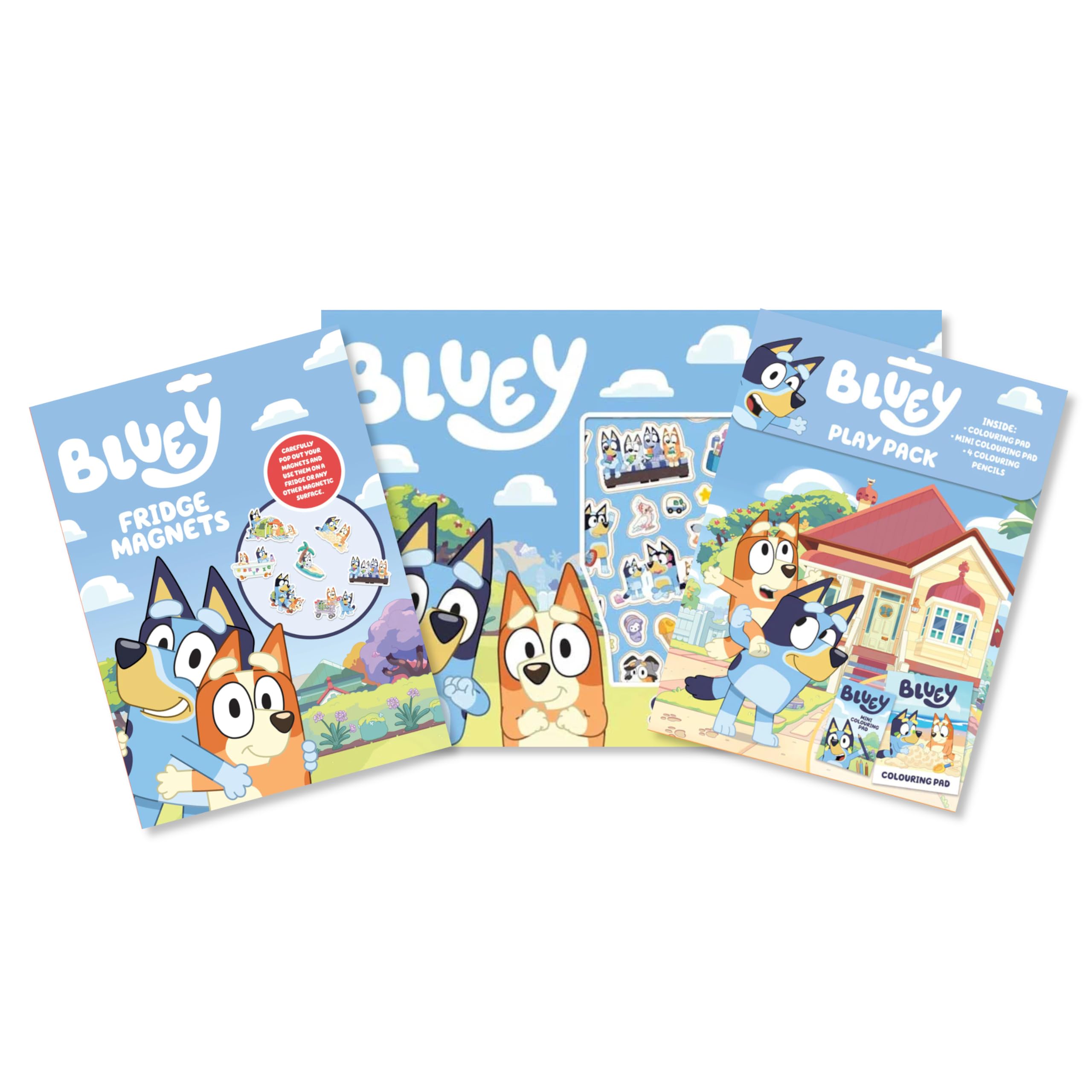 Anila's Bluey Activity Set with A3 Sticker Pad, Fridge Magnets and Play Pack. — image 1