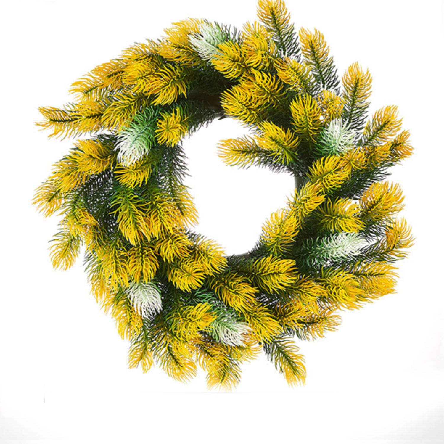 Christmas wreaths, 18 Inch, for Home, Farmhouse Decor with Eucalyptus Leaves,Rose, Big Berries(Color 15)