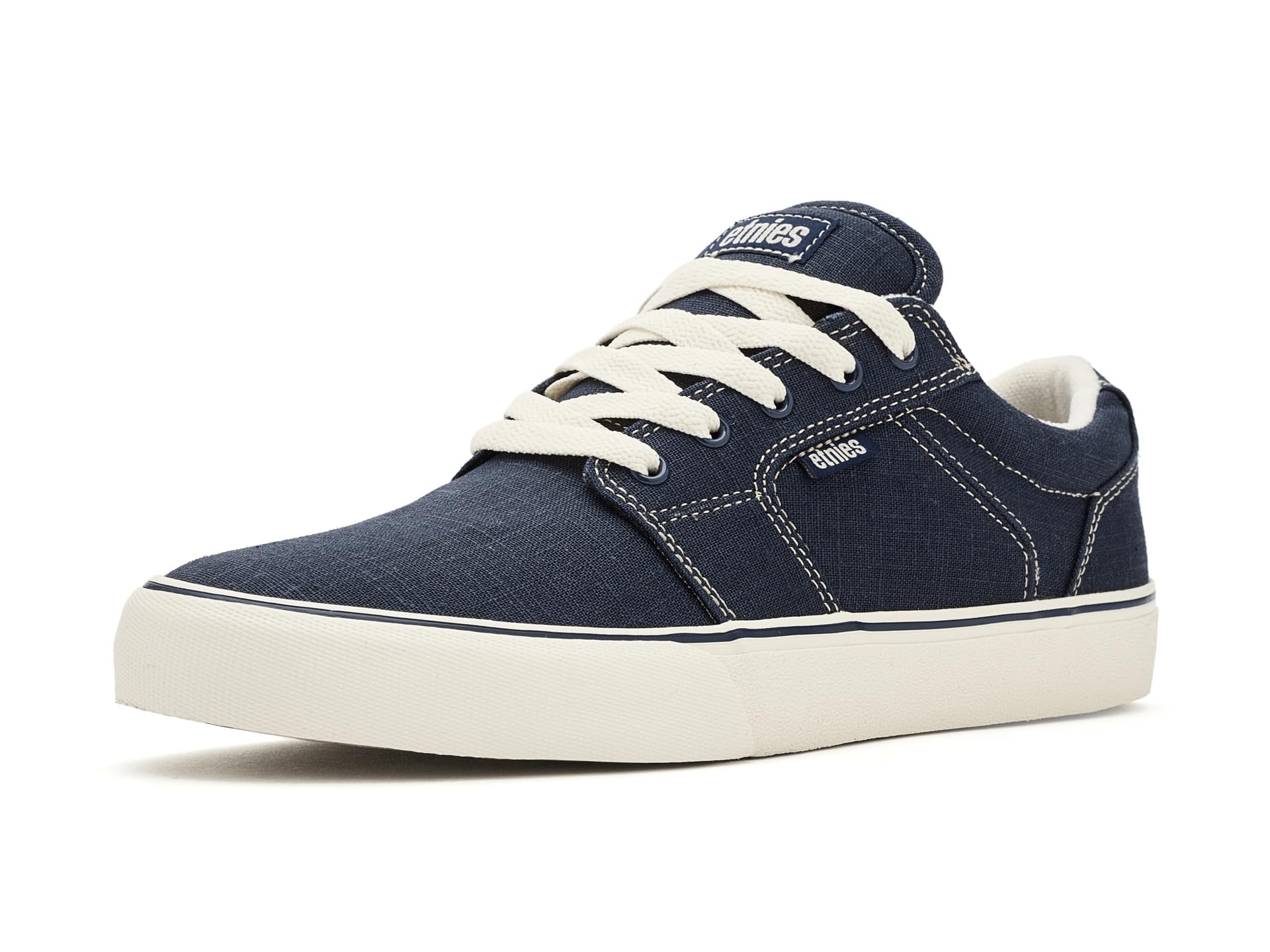 Etnies Barge LS – Classic Skate Look, Slim Vulcanized Silhoutte, Hefty Armored Collar, Reinforced Vulc