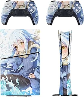 PS5 スキンシール デジタル版 転生したらスライムだった件 リ ムル·テンペスト 保護カバー アニメ キャラクター PS5 ステッカー PS5 Slim デコレーション PS5保護ステッカー 薄型 かっこいい 貼り付ける簡単 耐久性 Sticker for PS5 Slim