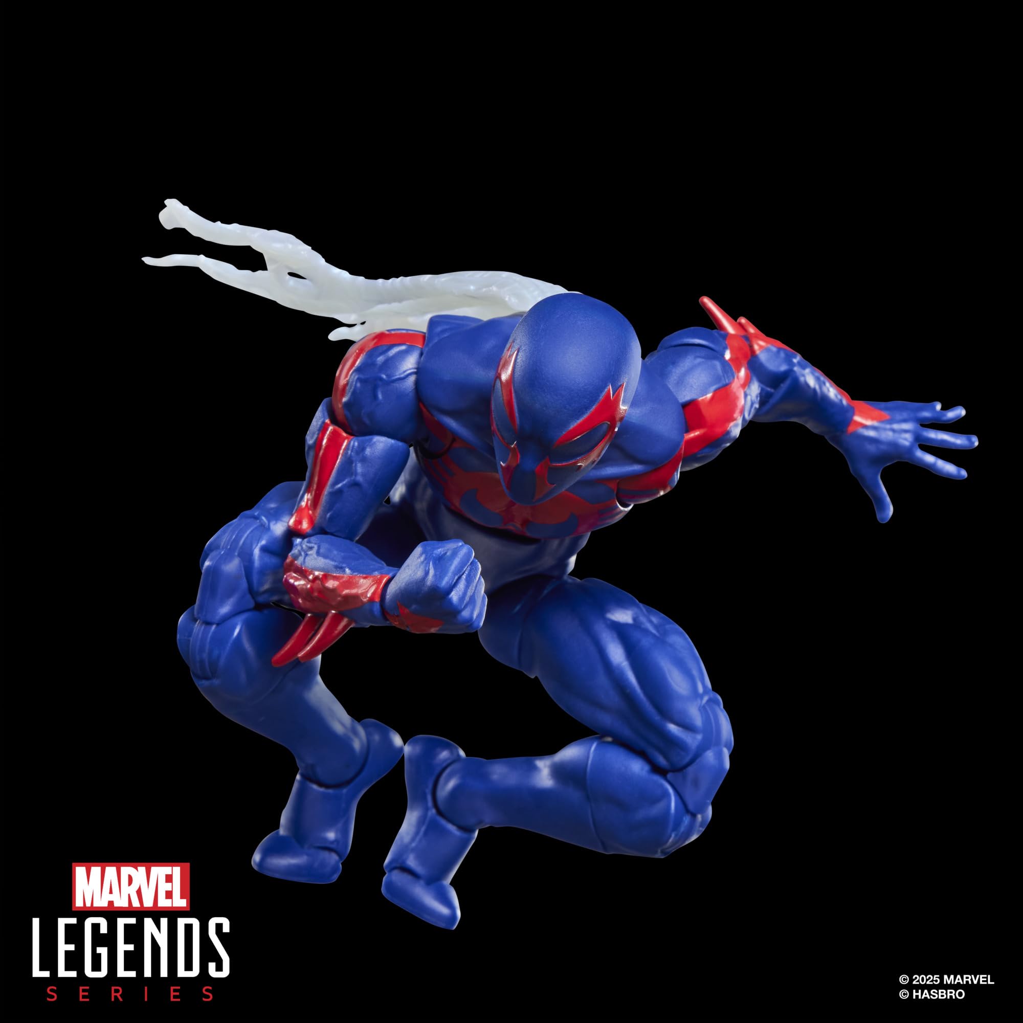 Spider-Man 2099 z serii Marvel Legends, 15-centymetrowa figurka kolekcjonerska z komiksów z kartą retro
