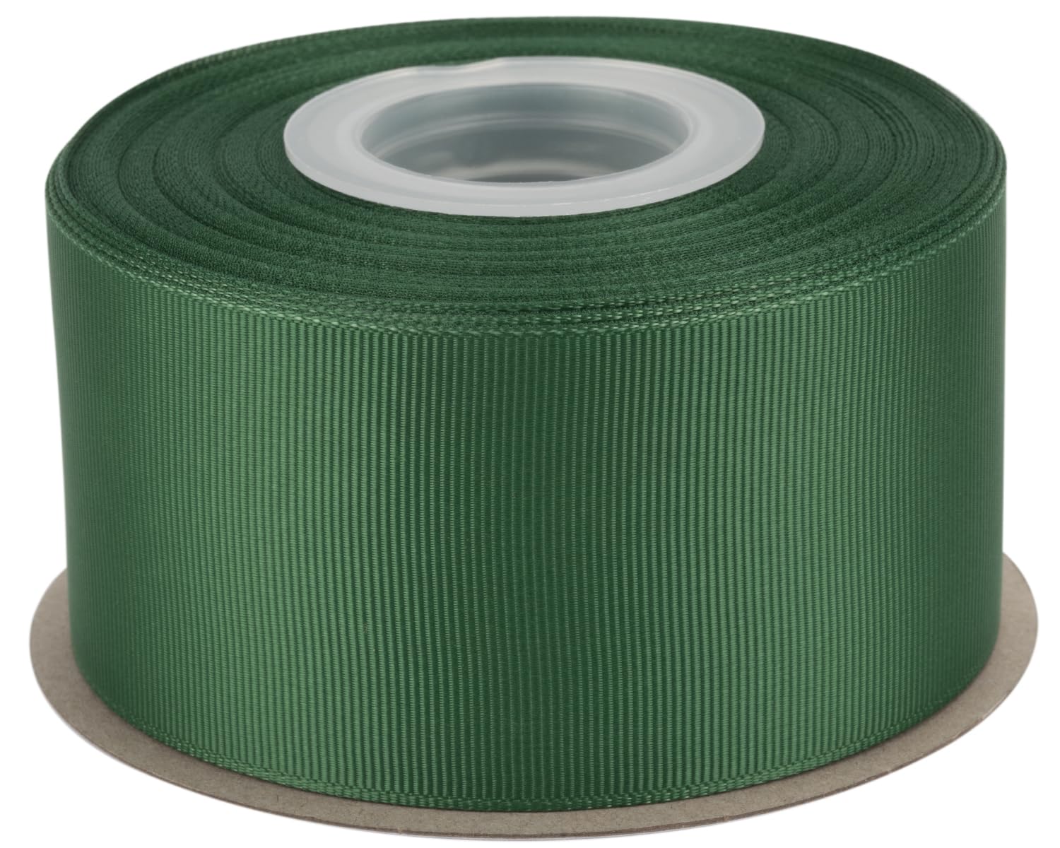 Ribbonitlux Grosgrain Ribbon 50mm x 22.5M โ Premium Polyester Craft Ribbon for Hair Bows, Gift Wrapping, Weddings & DIY โ Solid Forest Green(#587) โ 1 Roll