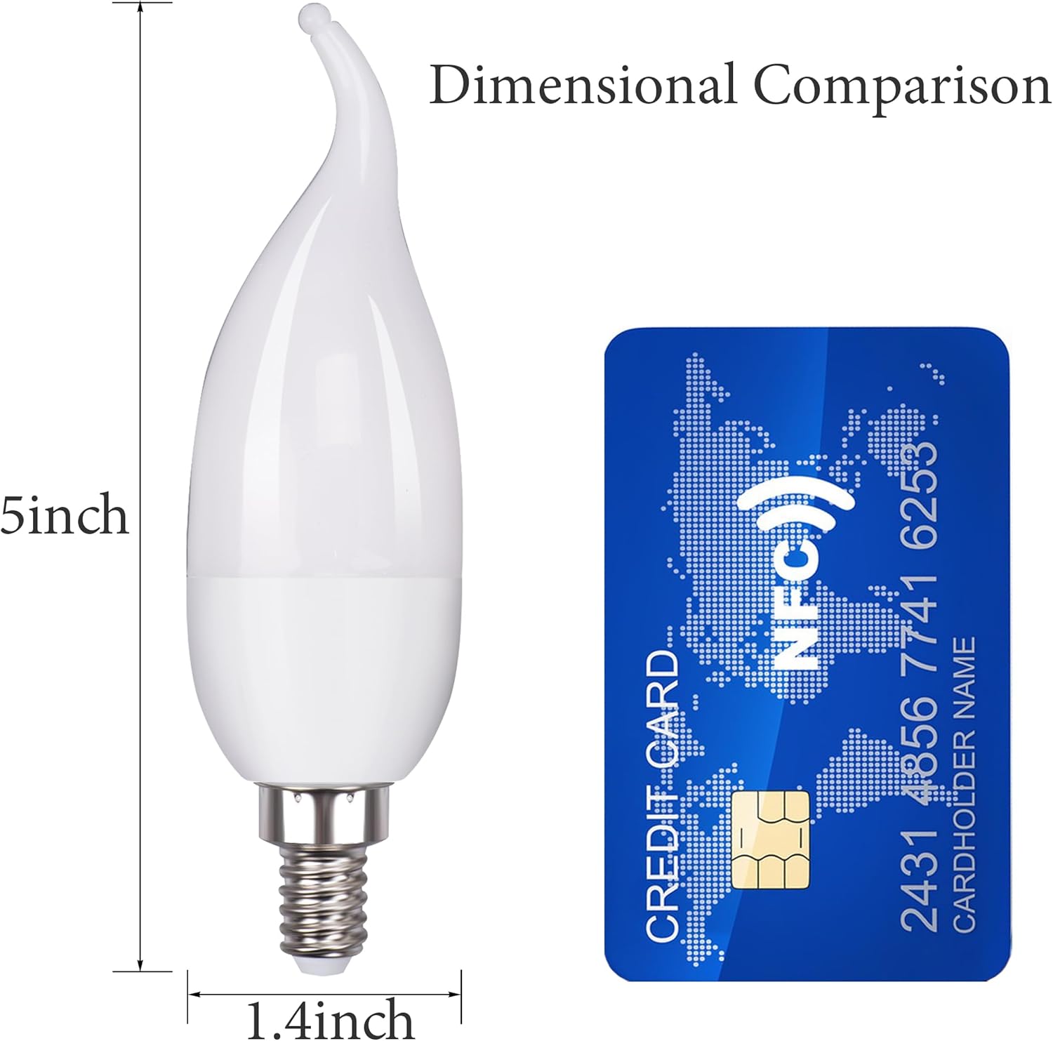 E12 Flame Bulbs 12 Pack, 3 Mode LED Candelabra Flame Light Bulb 2.0 Watt Warm White Chandelier Flame Bulbs,1800k Candle Light Bulbs, Flame Tip for Christmas Party Decorations