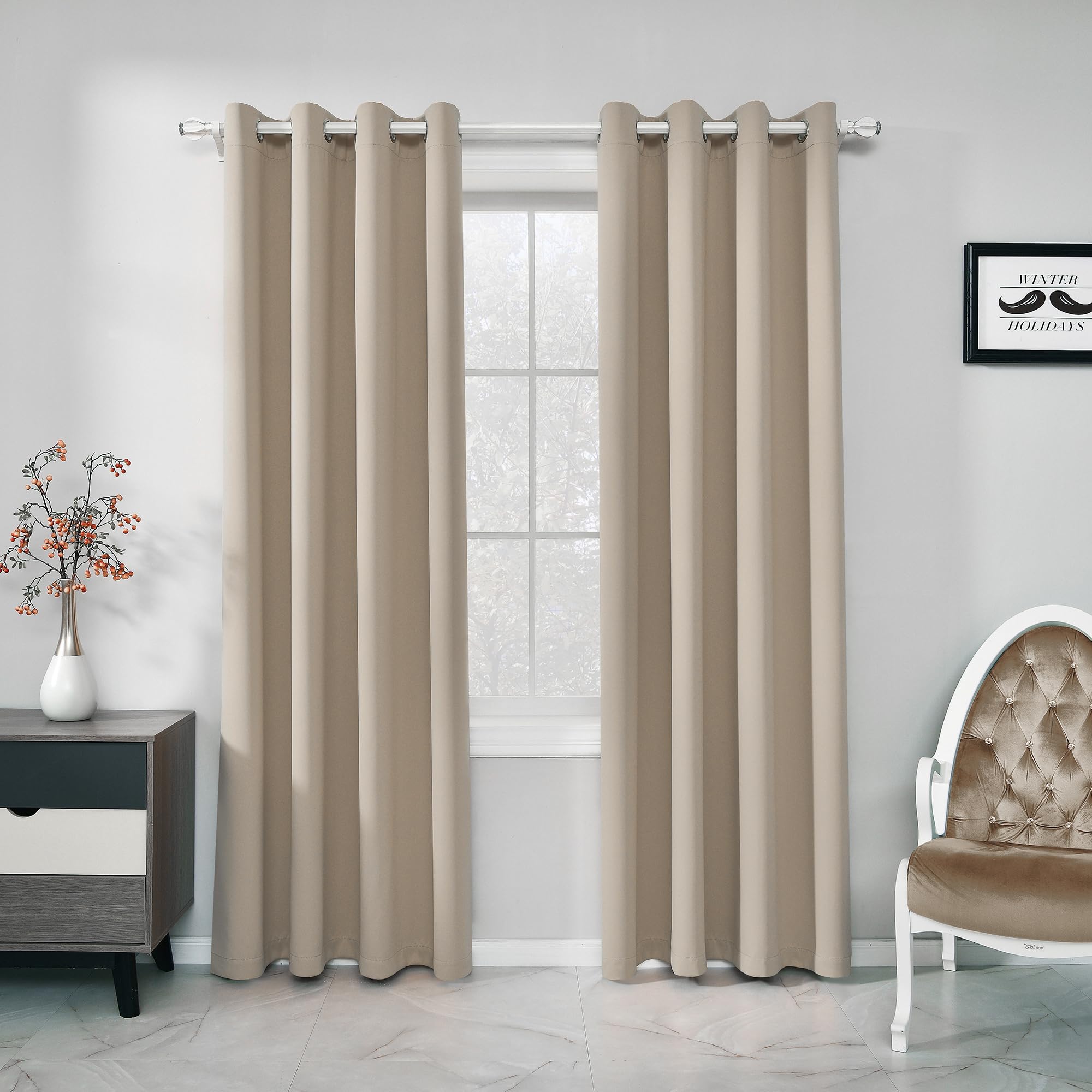 Curtains 108 Inch Length 108 Inch Long Curtain Linen Look Full