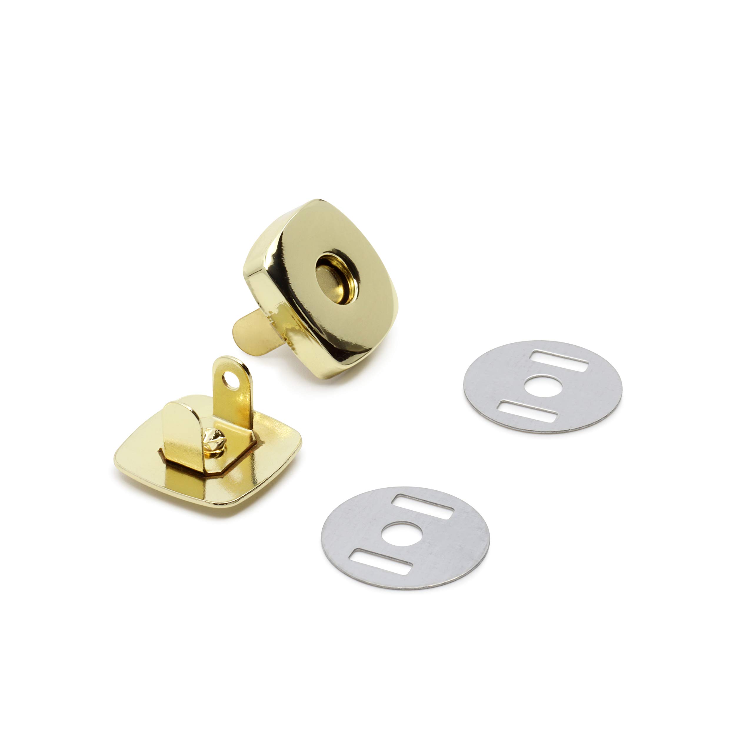 Dritz Broches magnéticos, gris, 3/4", 12 juegos