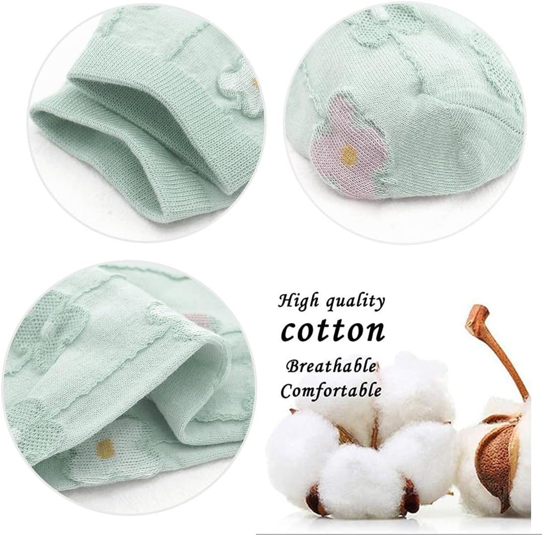 Glamorstar Women Socks Cotton No Show Low Cut Socks Ankle Sock 5 Pack - Image 5