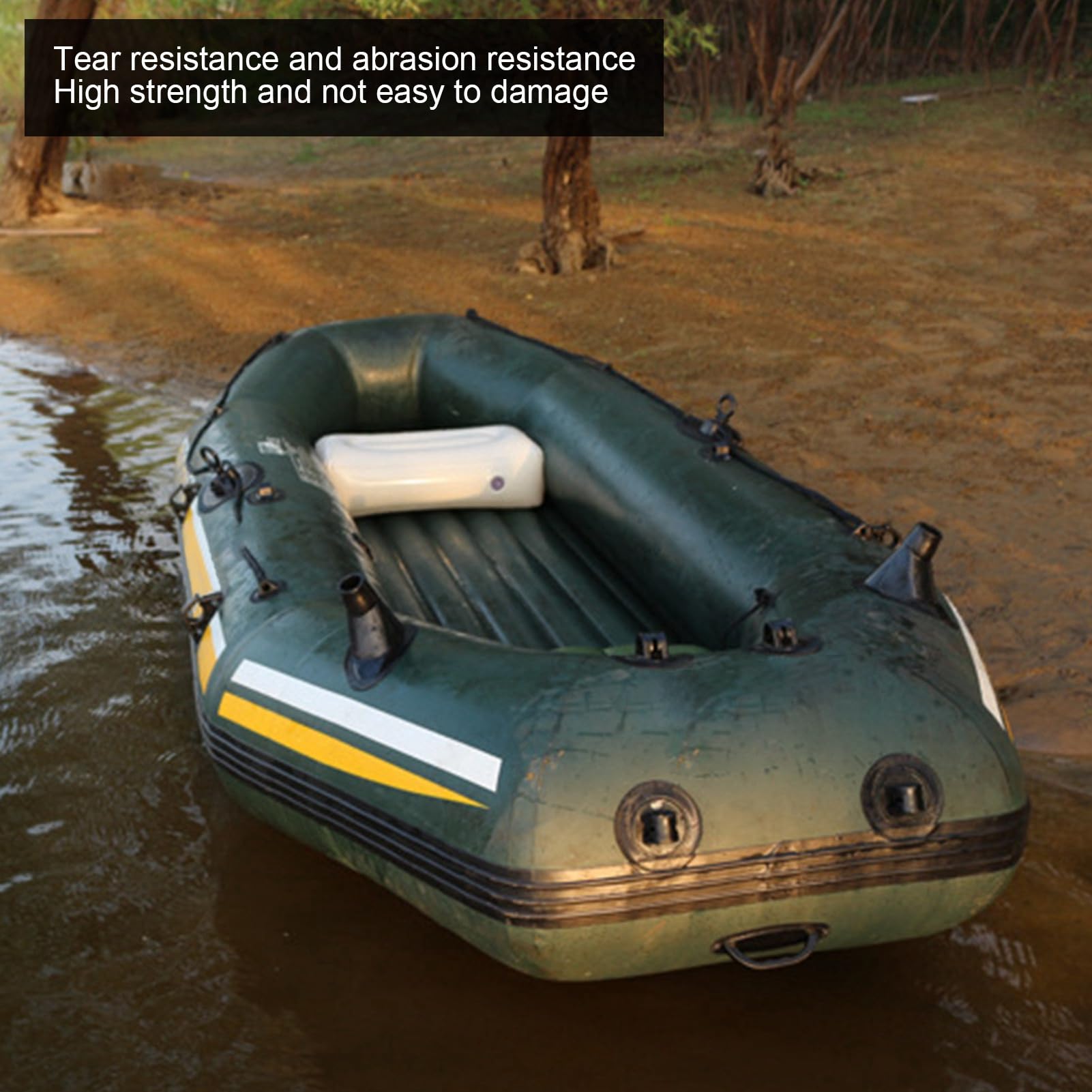 QANYEGN Kayak Inflatable Seat Cushion, Outdoor Fishing Boat Cushion, Foldable Inflatable Cushion Seat for Water Sports