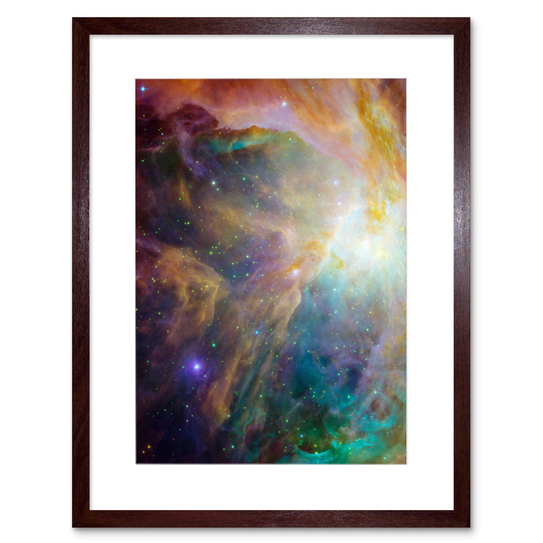 Wee Blue Coo Space Orion Nebula Science Framed Wall Art Print