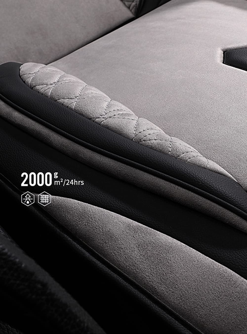 Poduszki do siedzenia samochodowego Poduszki PU Leather, Premium PU Skórzane pokrywy Siedzenia Kompatybilny z 95% samochodów (Sedan/SUV/Pickup/Van) do Akcesoriów Auto Wnętrza,Green ~ standard
