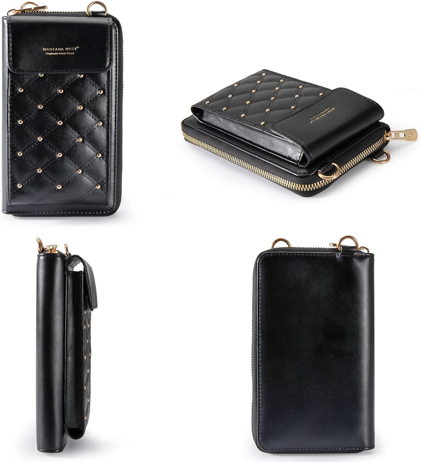 Montana West Small Crossbody Cell Phone Purse for Women RFID Blocking Cellphone Wallet - Image 5