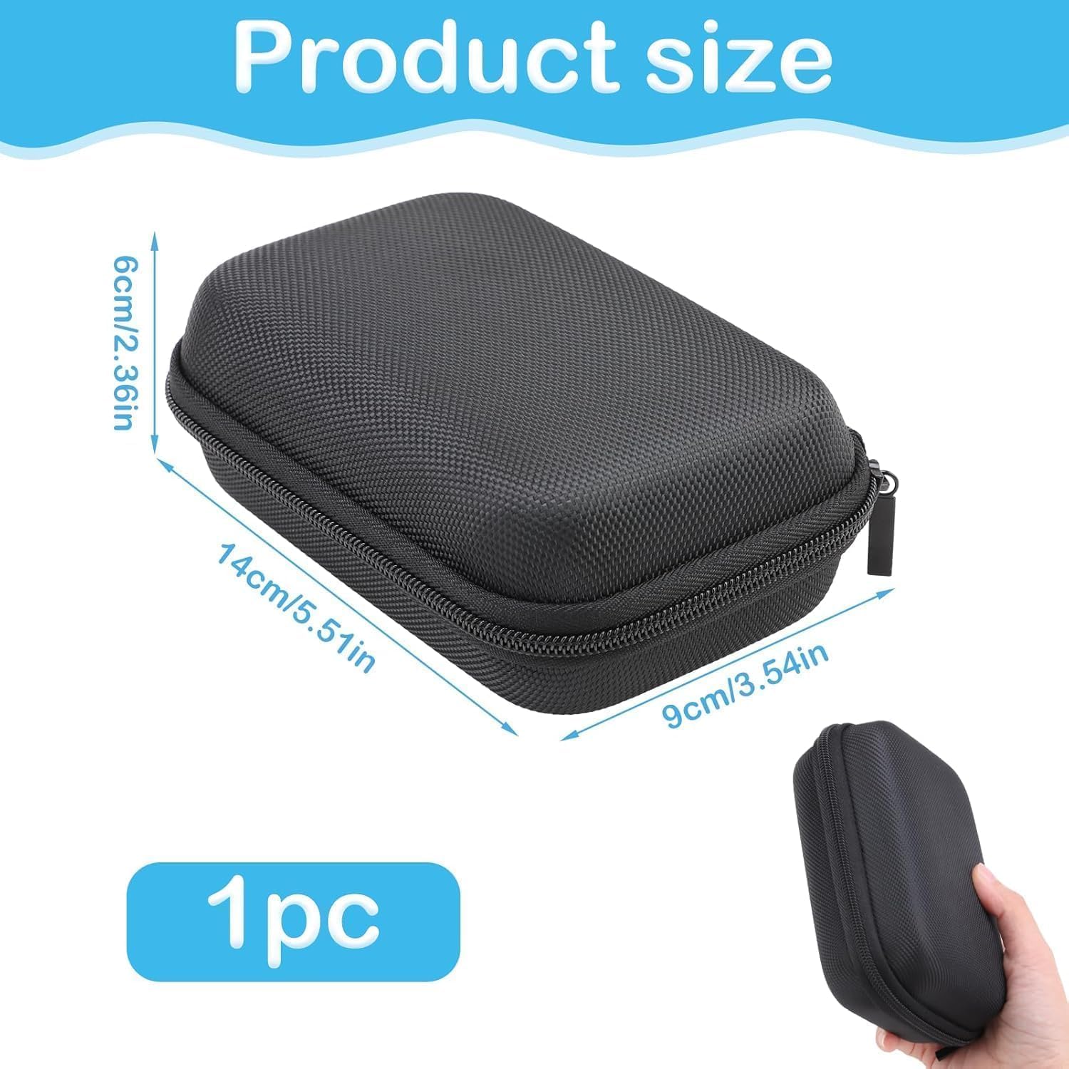 Wytrzymałe etui ochronne do urządzenia do etykiet E10 Mini Bluetooth – odporne na uderzenia, wodoszczelne pudełko do przechowywania, idealne w podróży i na co dzień, ochrona drukarki etykiet i