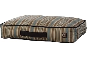 Amazon Basics Outdoor Water Repellent Pet Pillow Bed, Blue, Medium: The Ultimate in Canine Comfort