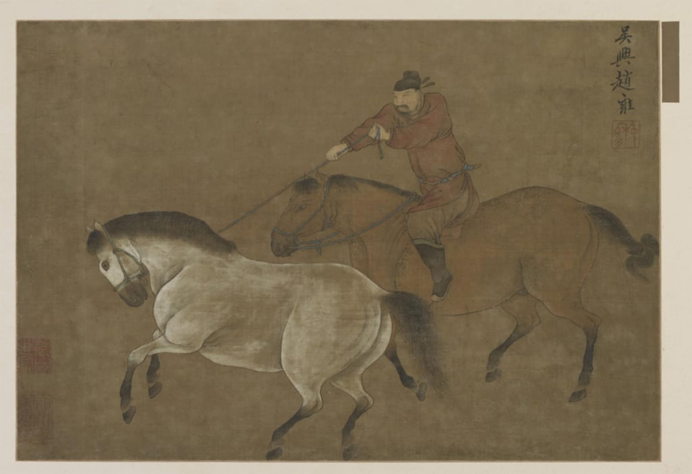 Tableau de la dynastie Ming pour décoration murale 60x90cm