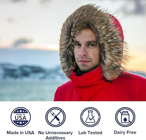 Miniatura 6 de Aceite de krill 1000 mg cápsulas blandas, aceite de krill omega-3, EPA, DHA, astaxantina y fosfolípidos, 60 unidades (paquete de 2), sin OMG, sin