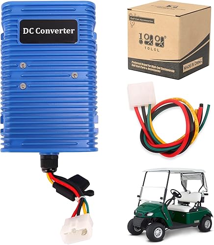 10L0L Carrito de golf de 360 W 48 V 36 V a 12 V 30 A convertidor regulador de voltaje reductor de potencia CC para EZGO Club Car, transformador