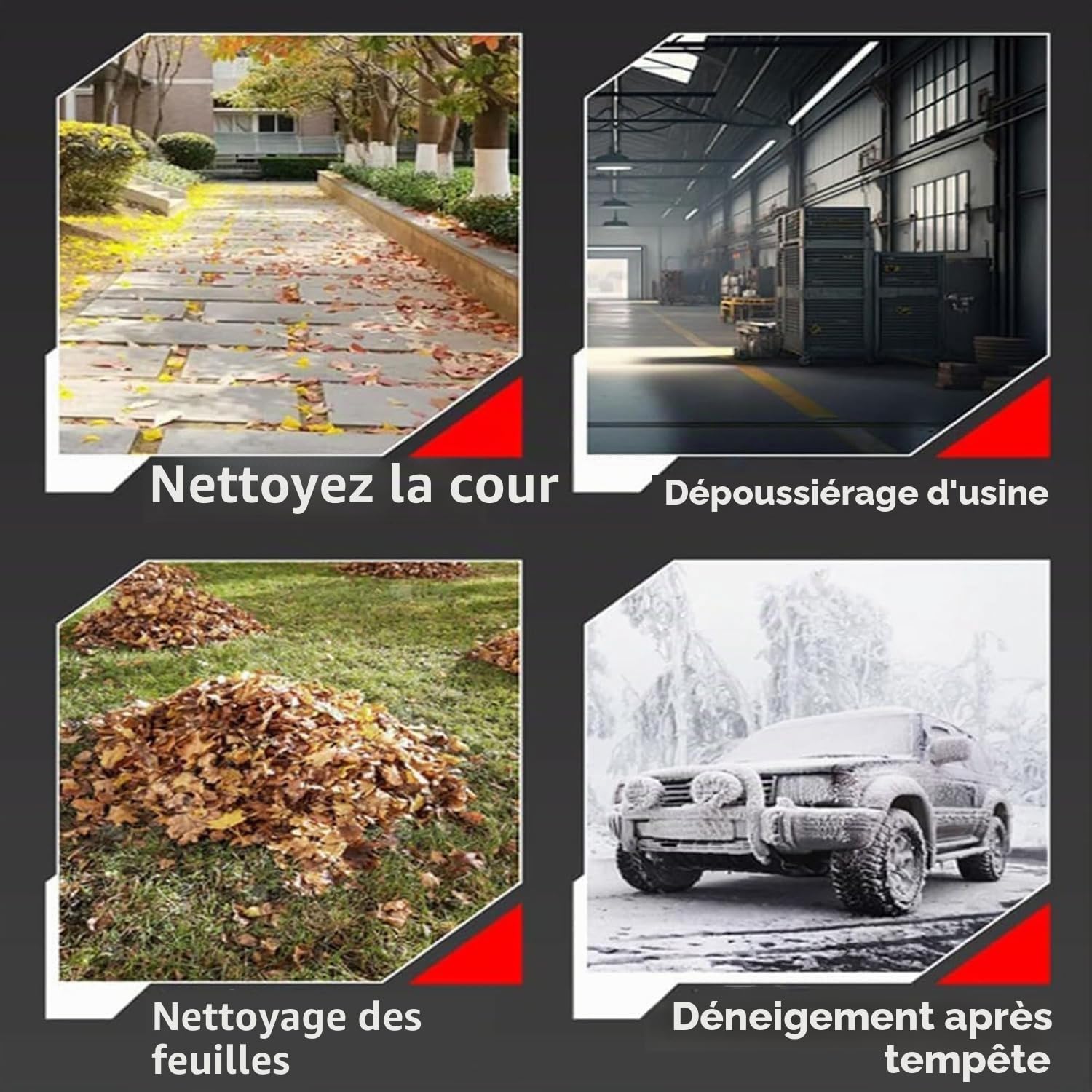 Seese Pro, Seese Pro Le Souffleur sans Fil Ultra-Puissant, Souffleur Haute Puissance Multifonction, Ultra Puissant, Portable pour Jardin L'entretien De La Pelouse