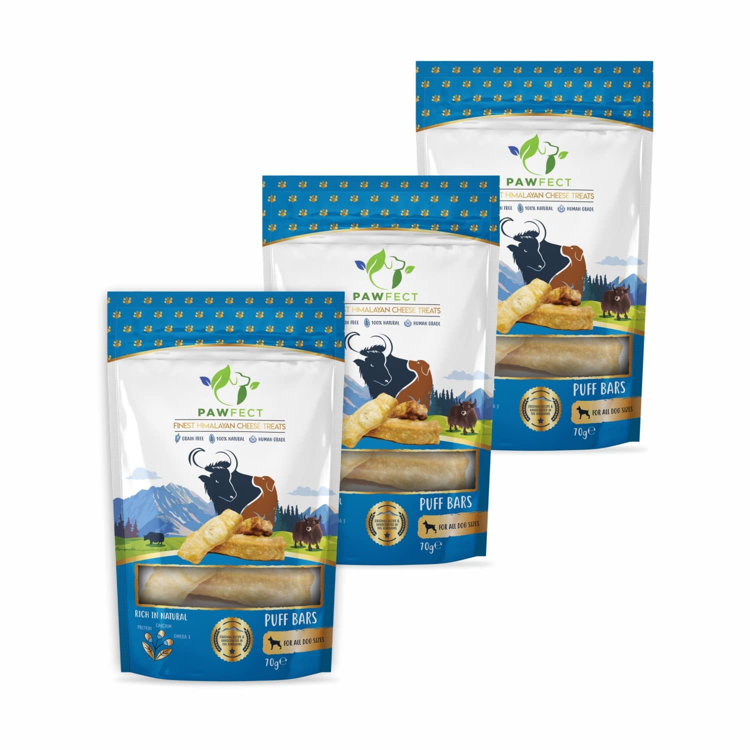 Pawfect- Himalayan Cheese Puff Bar for Dog | 100% Natural, Grain-Free, Healthy Treat (Pack of 3) (B09STHLLM2) Amazon Price History, Amazon Price Tracker