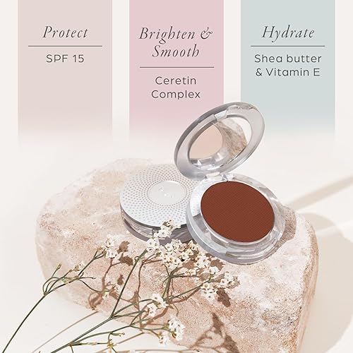 Vista 88 de PÜR Beauty - Base de maquillaje mineral prensado 4 en 1 SPF 15 con corrector y polvo de acabado, base de cobertura media a completa, polvo a base