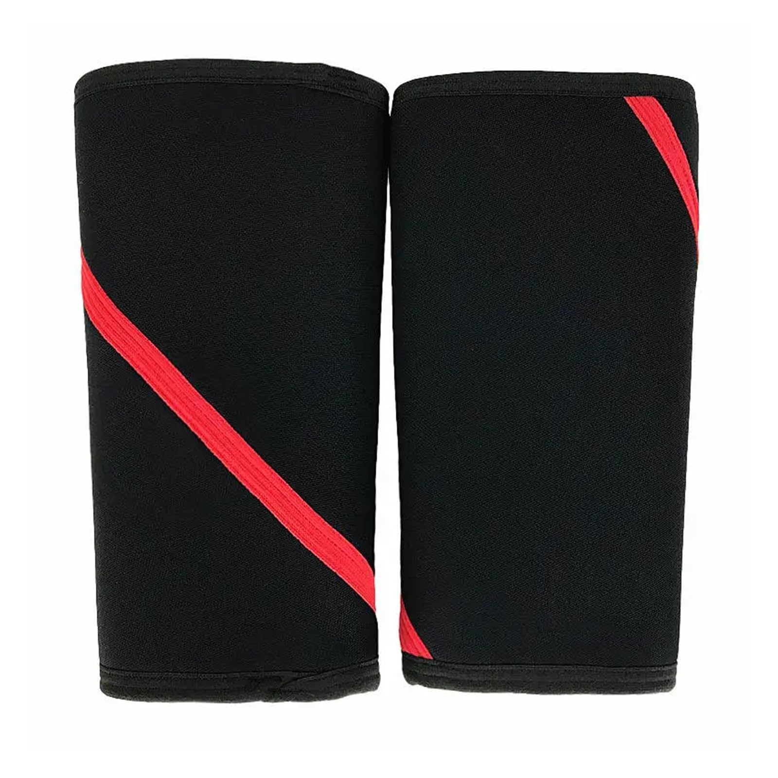Generisch Hebende Anime-Fitness-Neopren-Kniebandage, harte Gewichtsunterstützung, Powerlifting-Kompressions-Knieschoner(C,M(knee34.5-36.5cm))