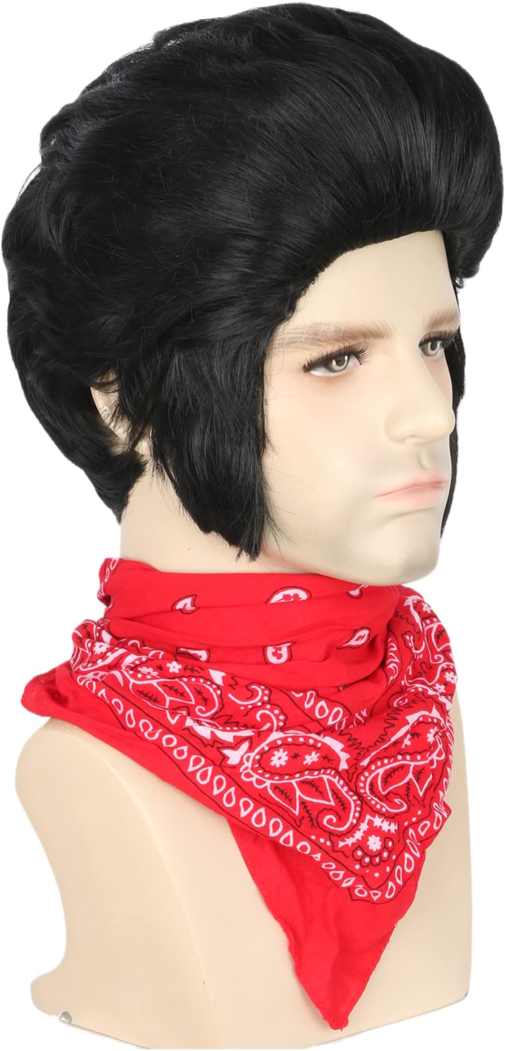 Mens Groovy 60s Wig Black Wigs Male Halloween Costume