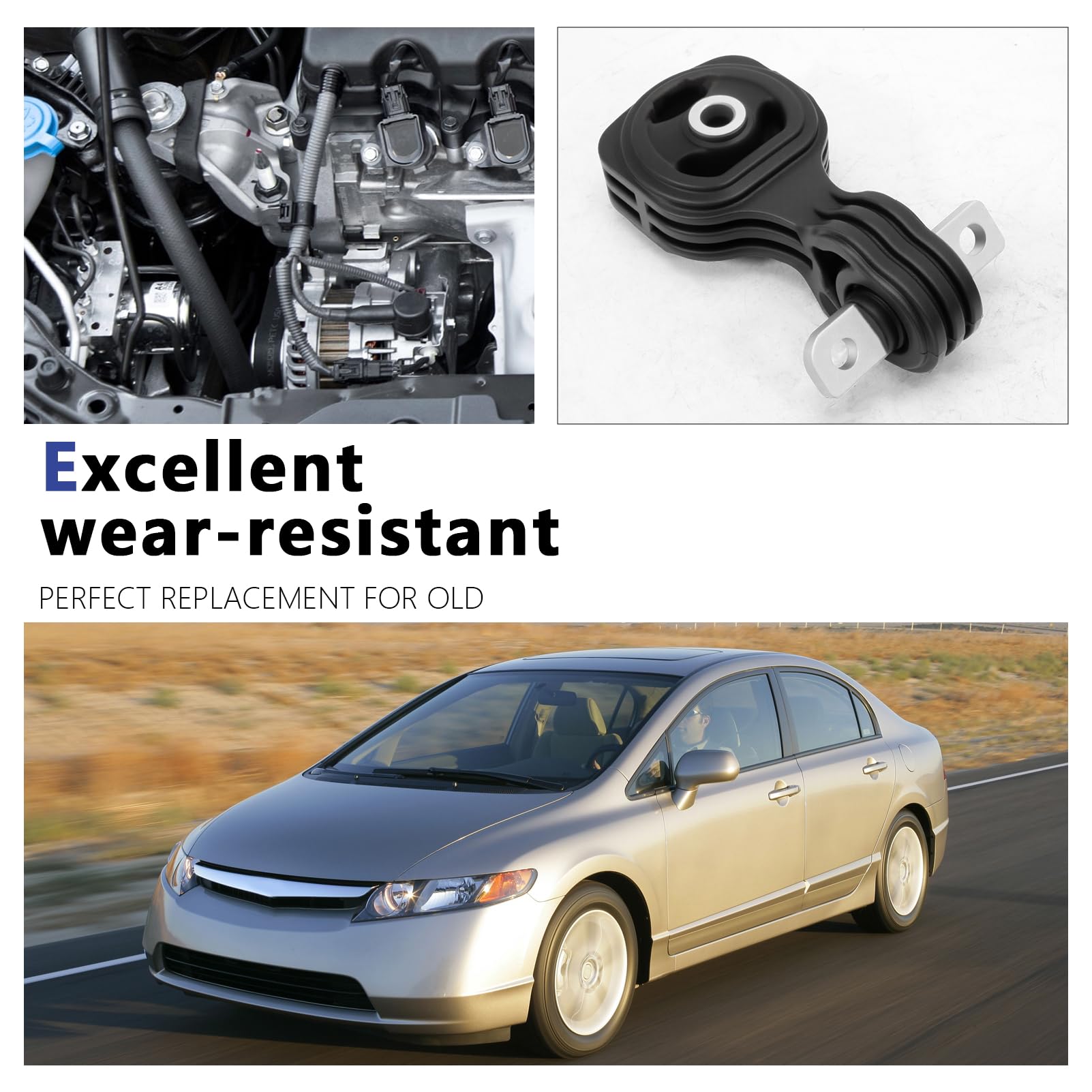 RP Remarkable Power Engine Torque Strut Mount For 2006-2011 Honda Civic 1.8L (A4543) - View #9