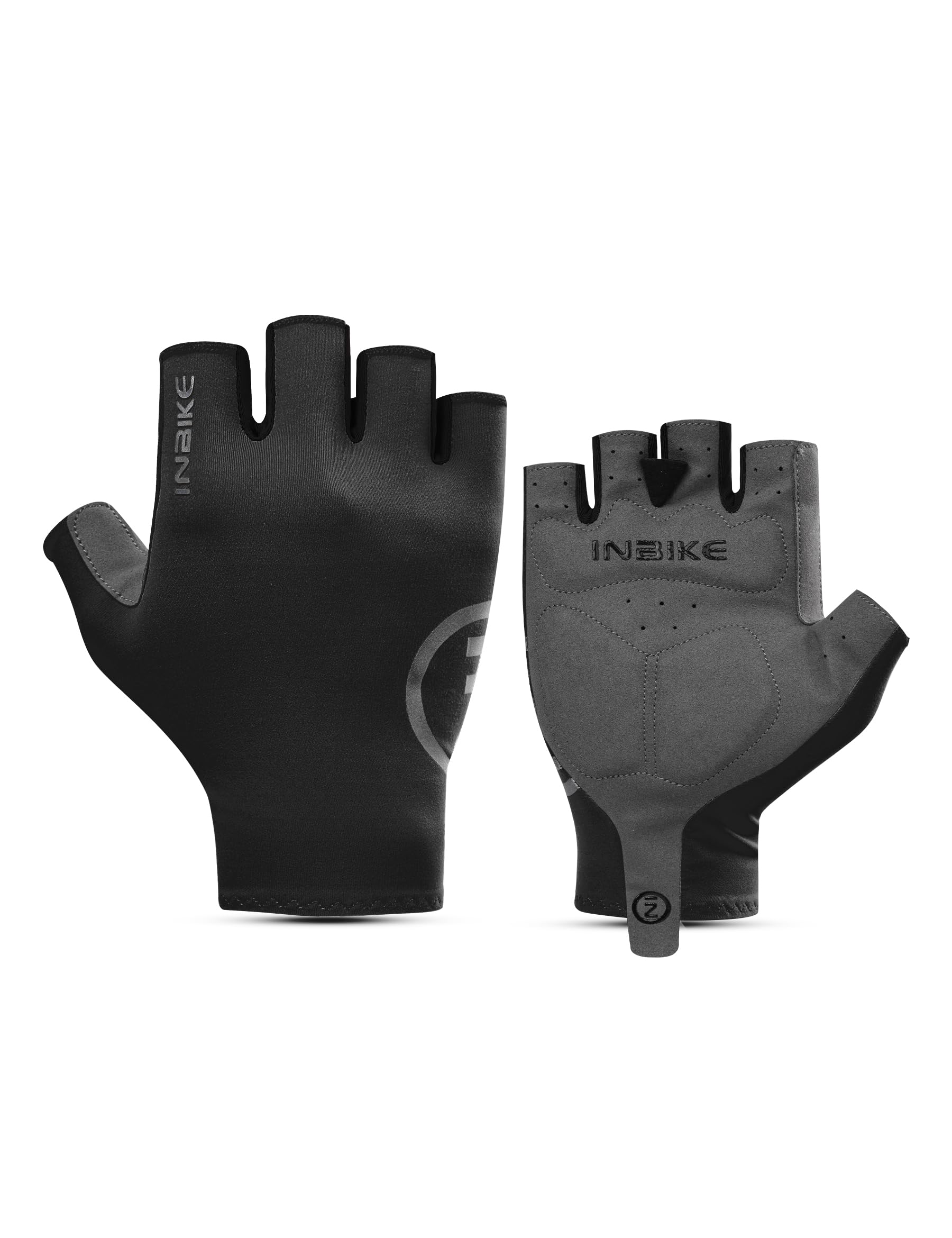 INBIKE Cycling Gloves for Men Women, Breathable Bike Gloves Lightweight Half Finger Biking Glove Mountain Road Bicycle