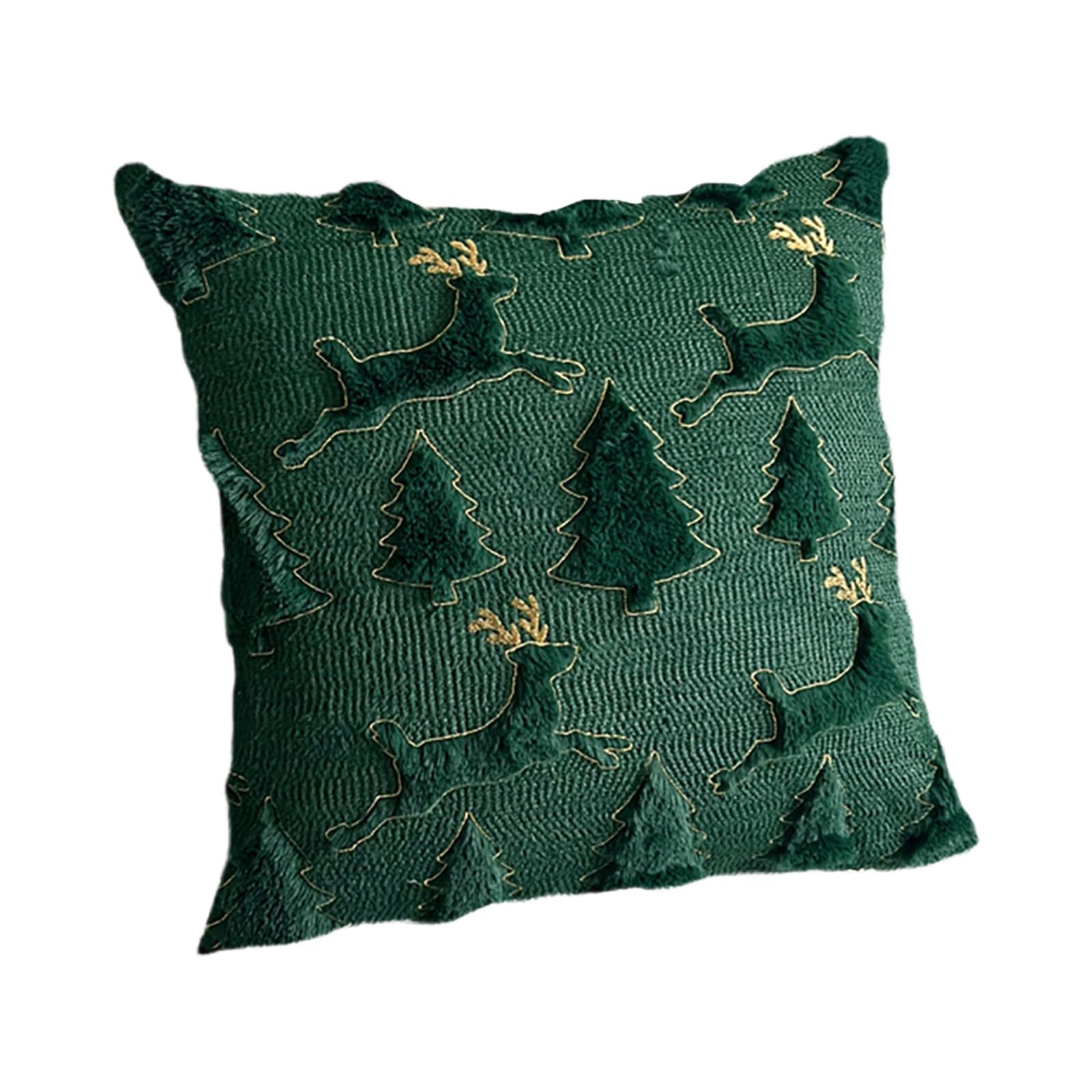 Tsophreniq Celebration Themed Canvas Pillowcase Machine Washable Decorative Cover for Sofa Couch Seasonal Designs Festival Home Decoration Pillow Cover