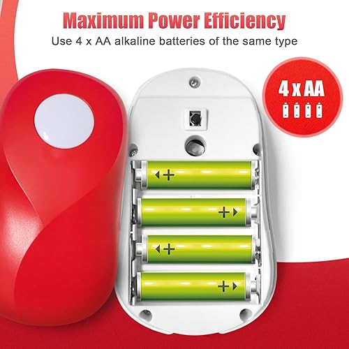 Miniatura 5 de Abrelatas eléctrico, sin borde afilado, abre tus latas con un simple pulsador de botón, apto para alimentos y funciona con pilas, regalos de cocina