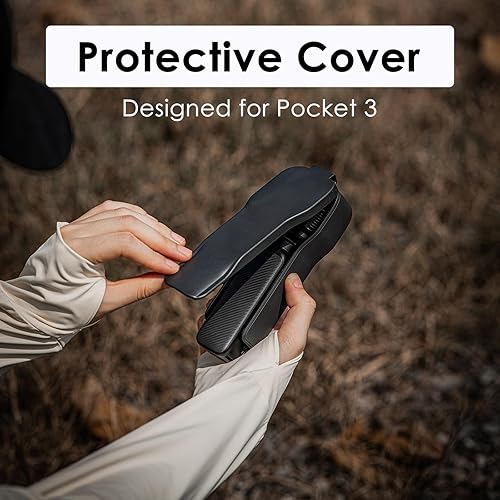 Miniatura 2 de CAPART Funda protectora mejorada para DJI Osmo Pocket 3, protector de pantalla de lente cardán, puede contener 3 filtros de terciopelo recubierto de