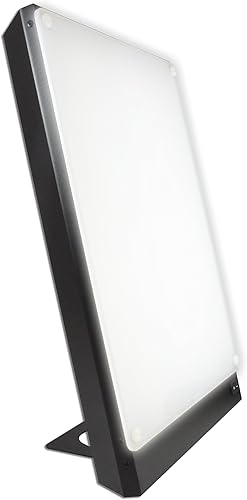 BOXelite - Lámpara de terapia de luz, luz brillante de 10,000 lux, luz inteligente de despertar, simulación de amanecer y atardecer de color