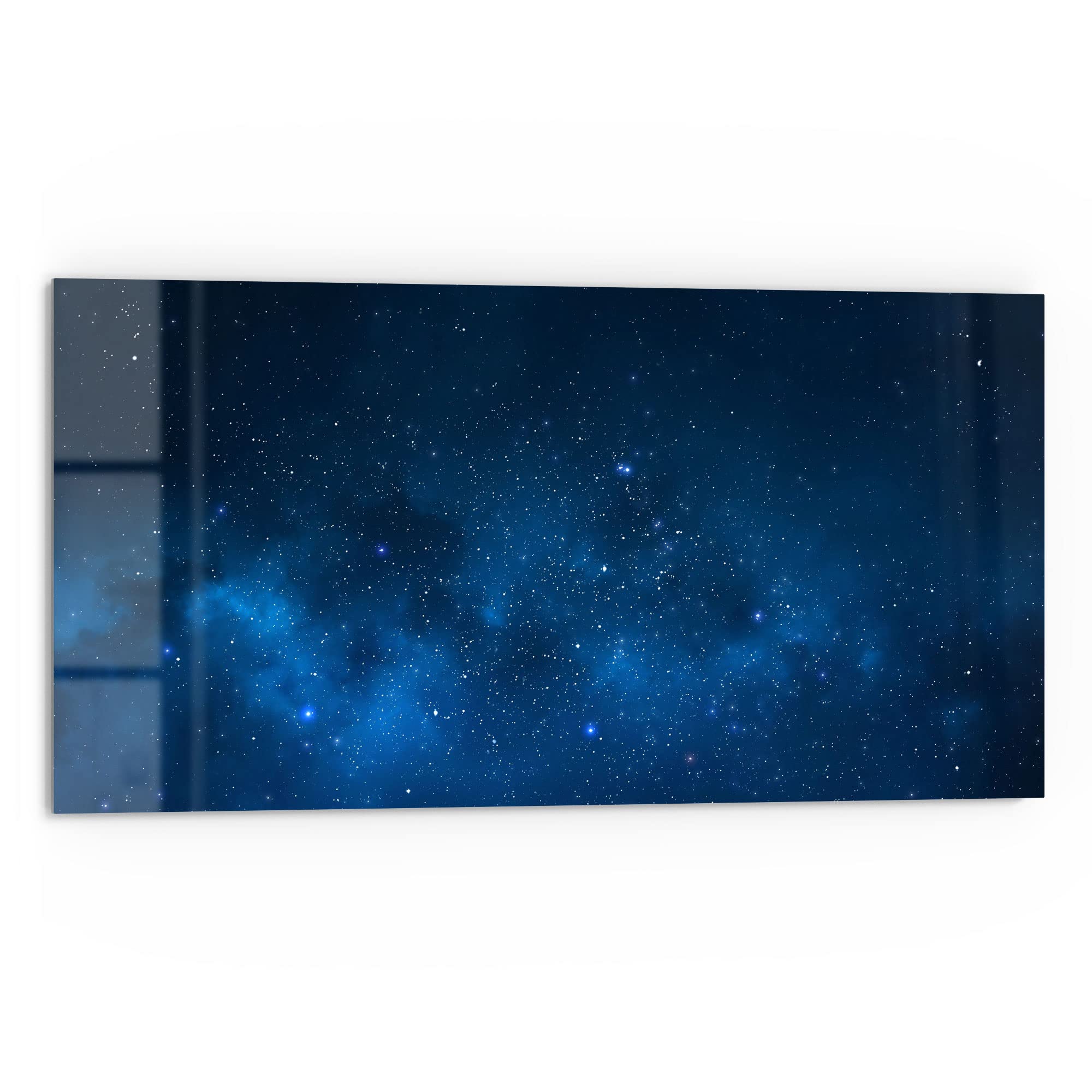 DEQORI Lot de 2 cache-plaques de cuisson en verre - 60 x 52 cm - Motif « brillant » - Plaques de