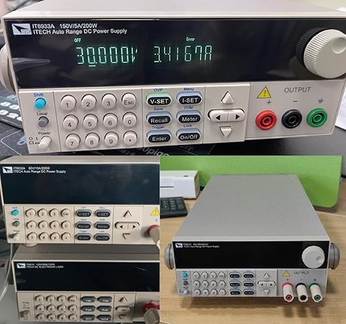 Miniatura 4 de ITECH Fuente de alimentación programable de 60V5A100W DC 1mV0.1mA banco de laboratorio variable fuente de alimentación ajustable IT6922A