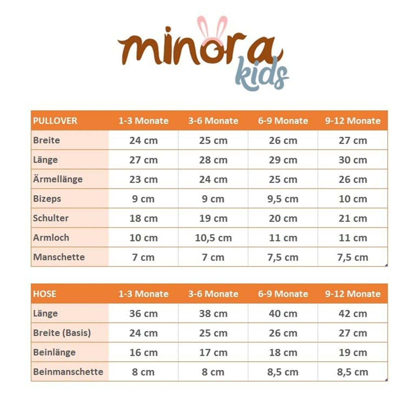 Minora Baby Premium - Conjunto de punto de 3 piezas con suéter, pantalones y gorro de punto, elegante conjunto de invierno para recién nacidos y bebés de 0 a 12 meses