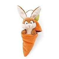 Portachiavi Coniglio con carota 15cm con anello