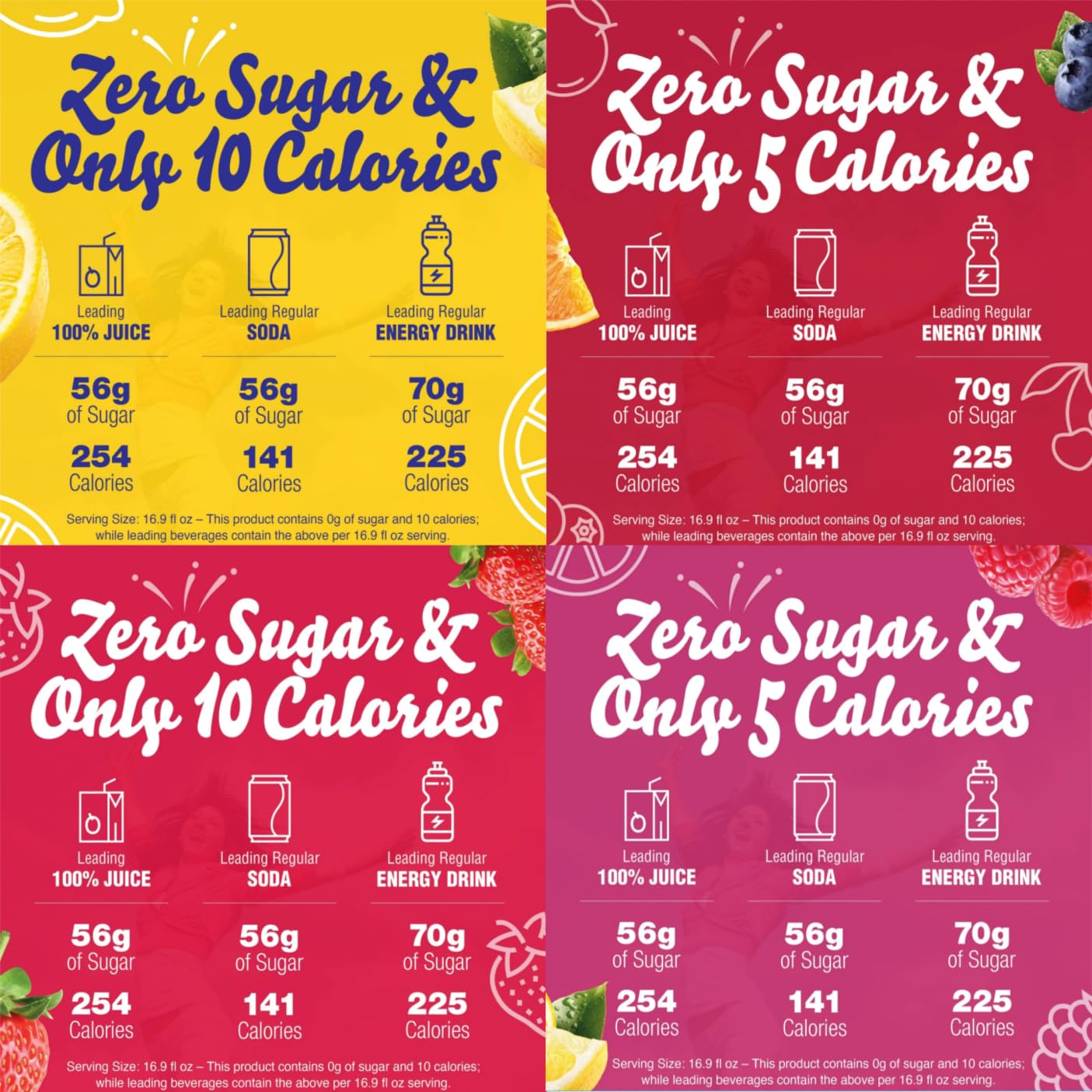 Crystal Light Water Flavoring Enhancer Variety Bulk, 120 Drink Mix Packets (30 Each Flavor) - Lemonade, Fruit Punch, Raspberry Lemon, Wild Strawberry, With Galley Grove Sugar Free Breath Mints - Image 8