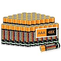 EXTRASTAR Pile Mini Stilo AAA Performance, pile aaa, batterie aaa, confezione da 48