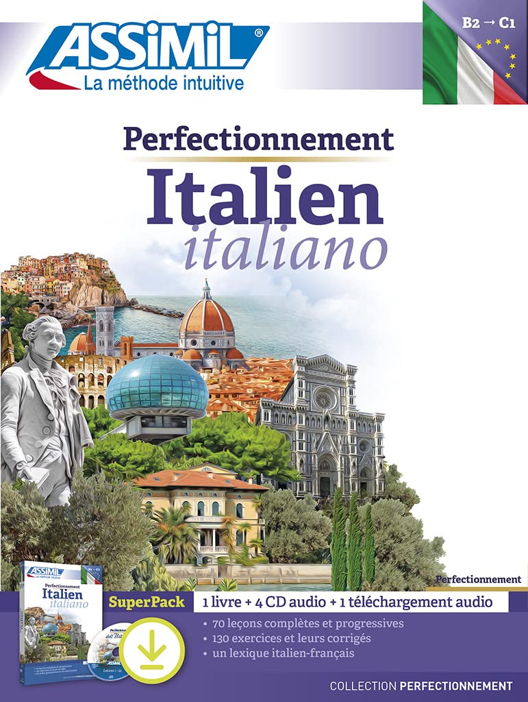 Perfectionnement italien. Italiano. Con 4 CD-Audio. Con File audio per il download (Perfezionamenti)