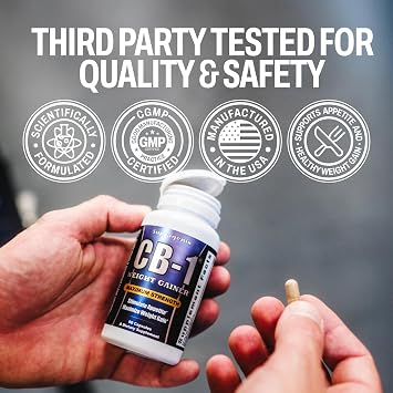 CB-1 Weight Gainer Pills (90 Count) | Clinically Tested Appetite Stimulant