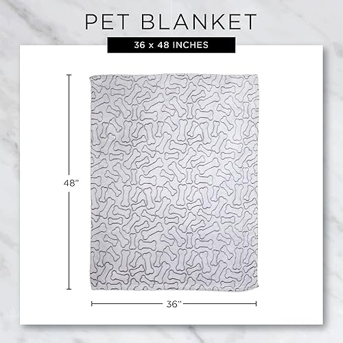 Miniatura 7 de DII Bone Dry Manta de microfibra para mascotas para perros y gatos, caliente, suave y mullida para sillones, auto, baúl, jaula, canil, casa de