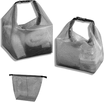 2 Pack Clear Toiletry Bag Portable Travel Makeup Bags, Waterproof Cosmetic Bag for Women, for Carry-on Travel Accessories, 2 Sizes