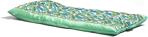Miniatura 24 de Big Joe Kona Hammock No Inflation Needed Pool Lounger with Headrest, Quick Draining Fabric, 4 feet Big Ondulación azul,Hibisco tropical