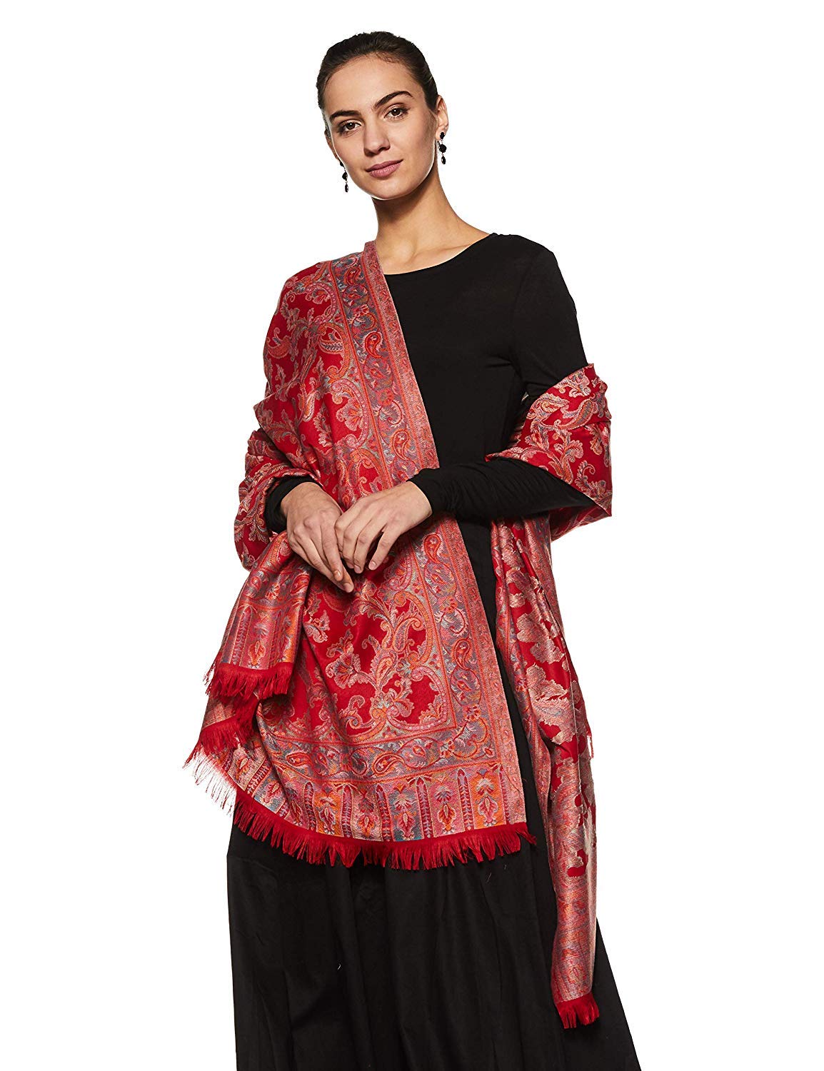 Weavers Villawomens Kani Shawl Pashmina Shawl