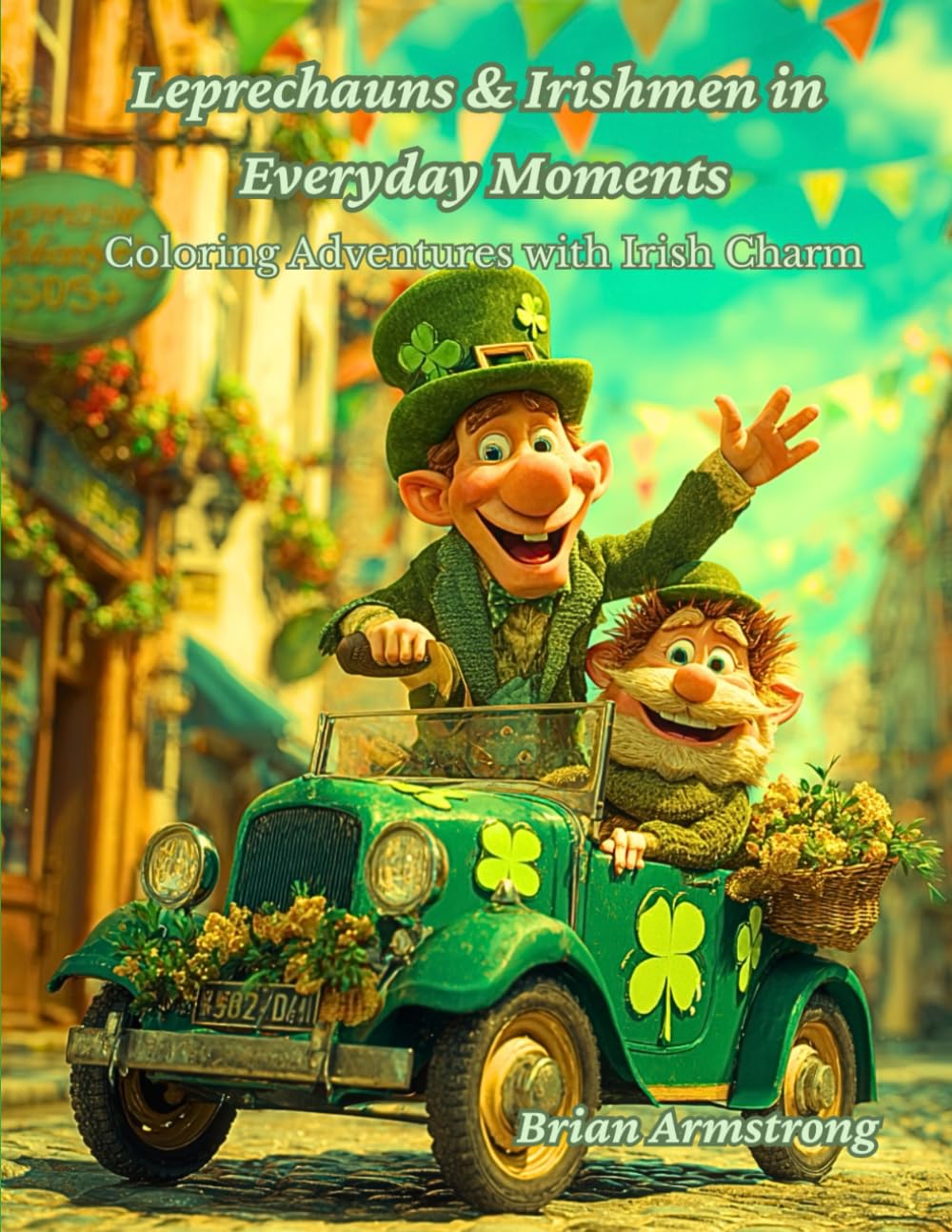 Leprechauns and Irishmen in Everyday Moments: Coloring Adventures with Irish Charm