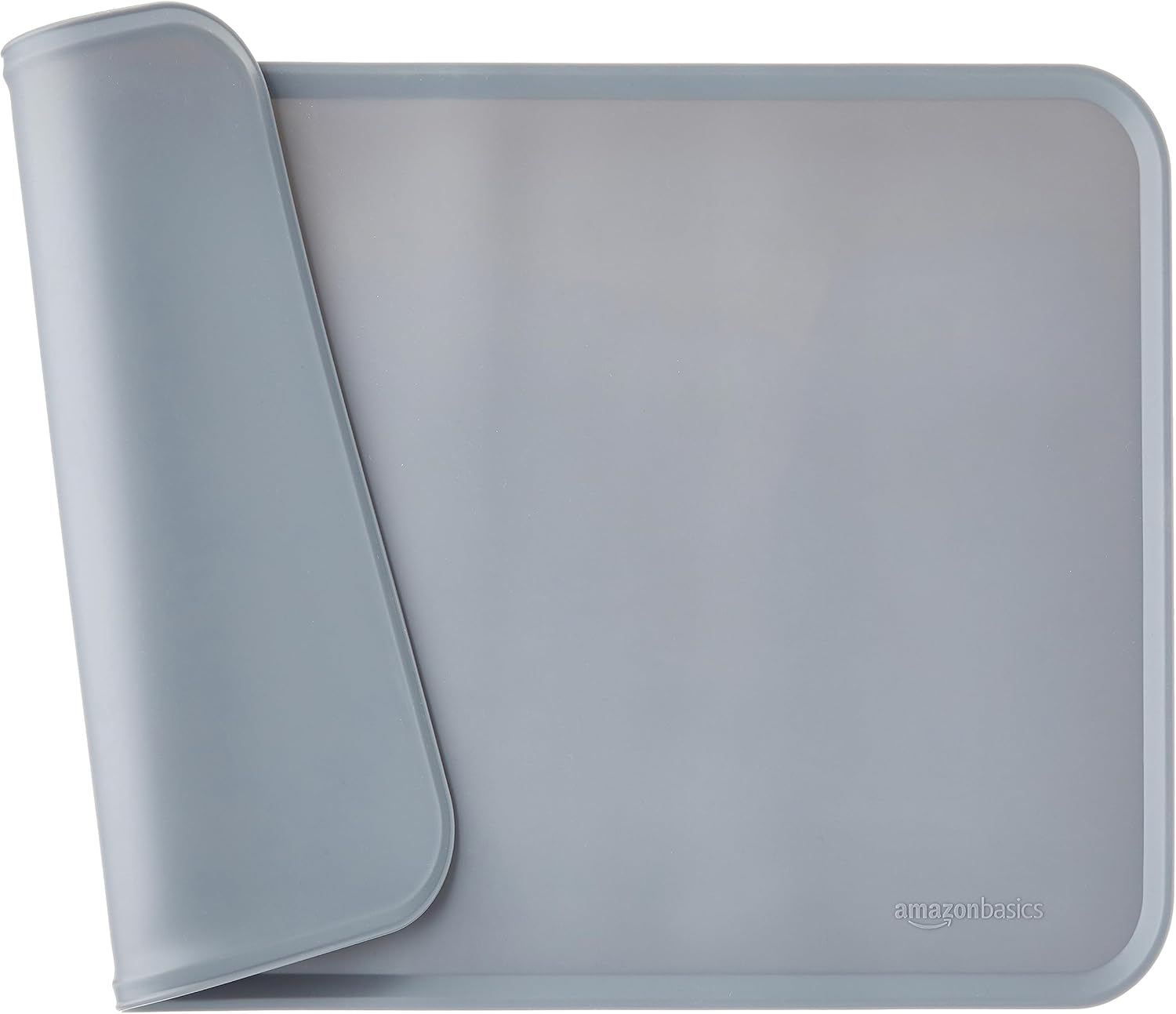 Amazon Basics - Alfombrilla de silicona para comedero de mascota, impermeable, Gris, 47 x 29 cm 1 Amazon Basics - Alfombrilla para comedero de mascota, de silicona, impermeable, 47 x 29 cm, Gris, Sólido