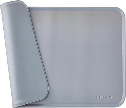 Waterproof Silicone Pet Bowl Mat, Gray