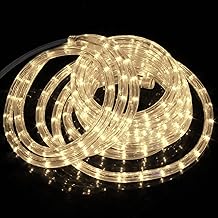 Forever Speed 8 m LED Light Tube Outdoor, 288 LEDs Waterproof LED Light Loop Tube Outdoor and Indoor for Christmas, Wedding, Roof, Fence Decoration Lighting Warm White IP65