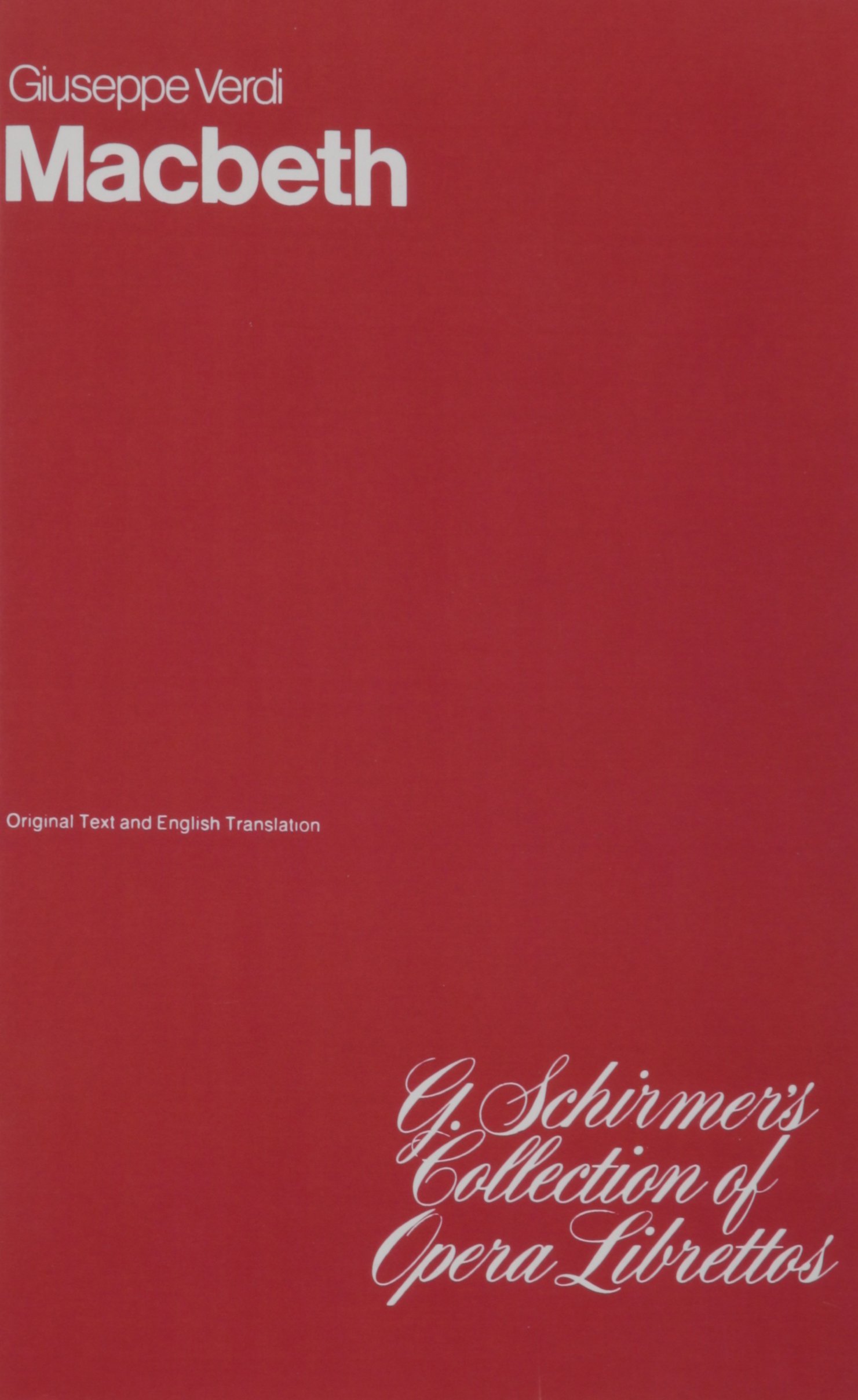 Macbeth: Libretto