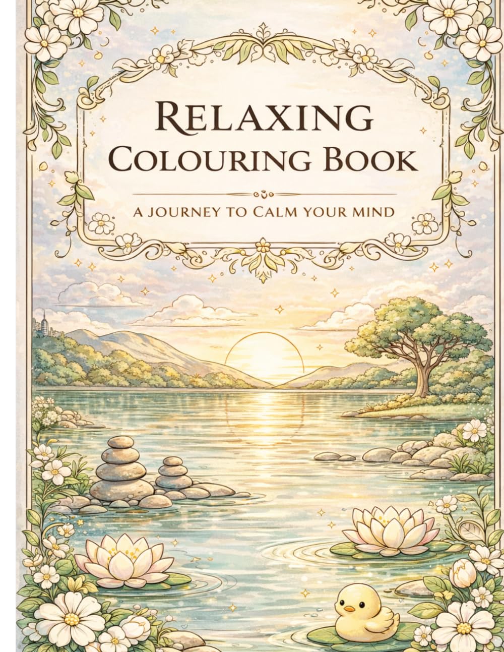Relaxing Colouring Book: A Journey to Calm Your Mind